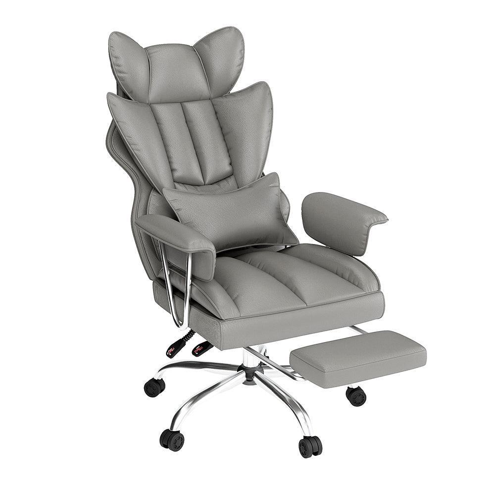 Adjustable leather office chair 