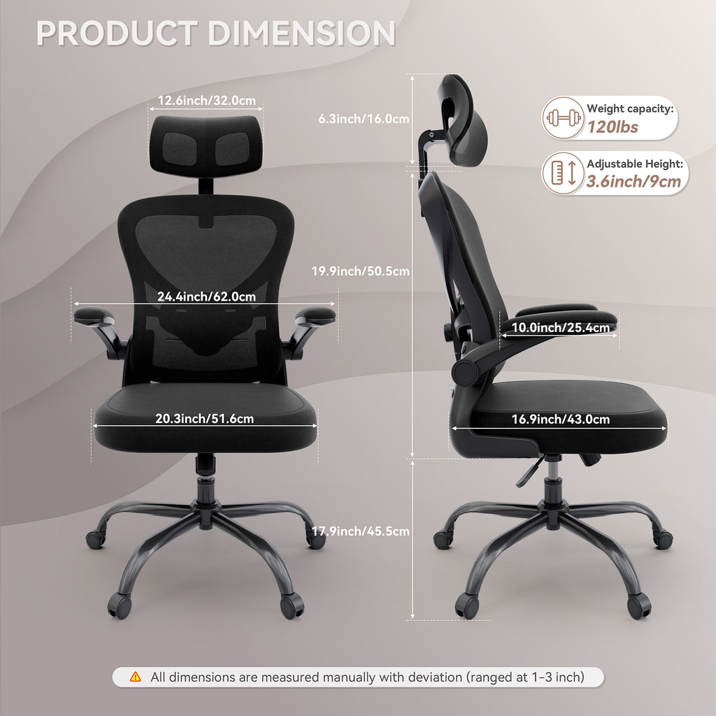Adjustable mesh office chair