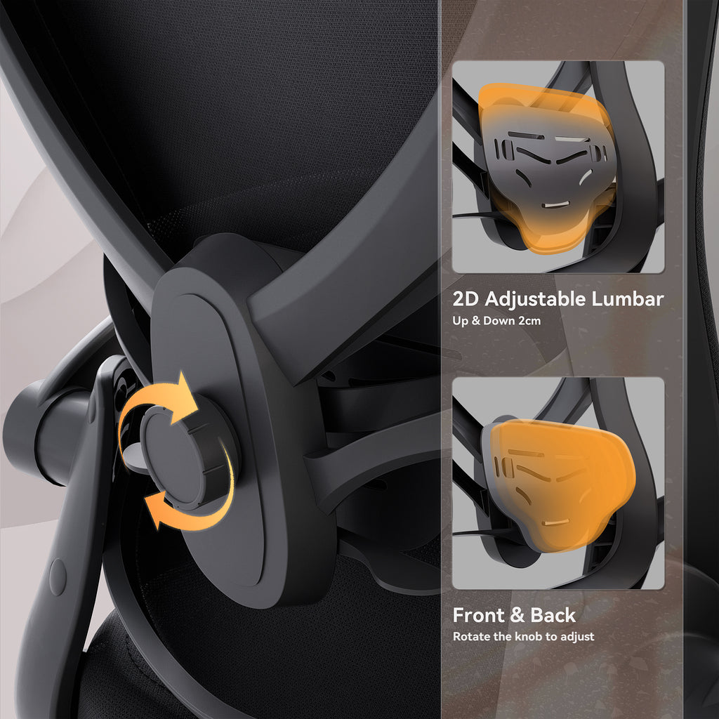 Adjustable mesh office chair