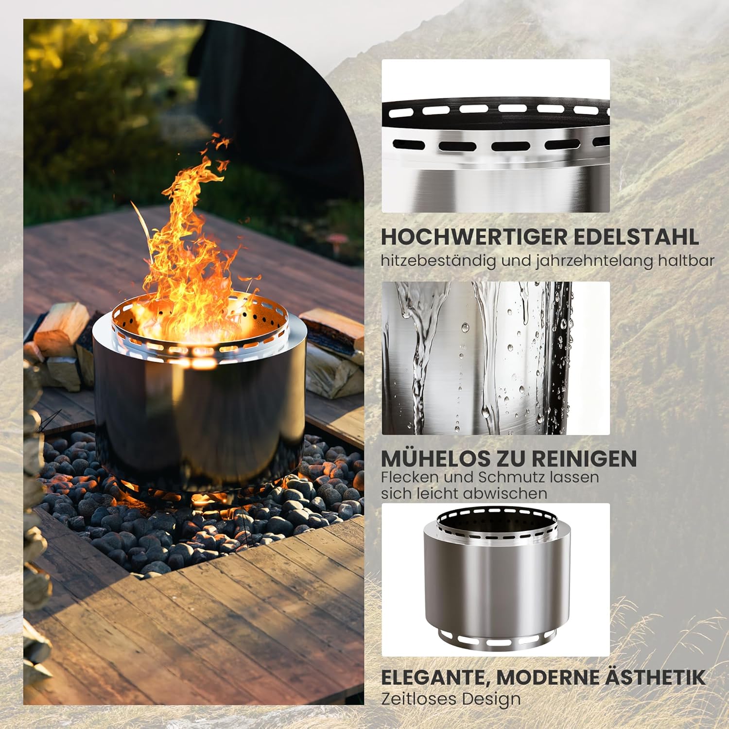 48 cm smokeless fire bowl 