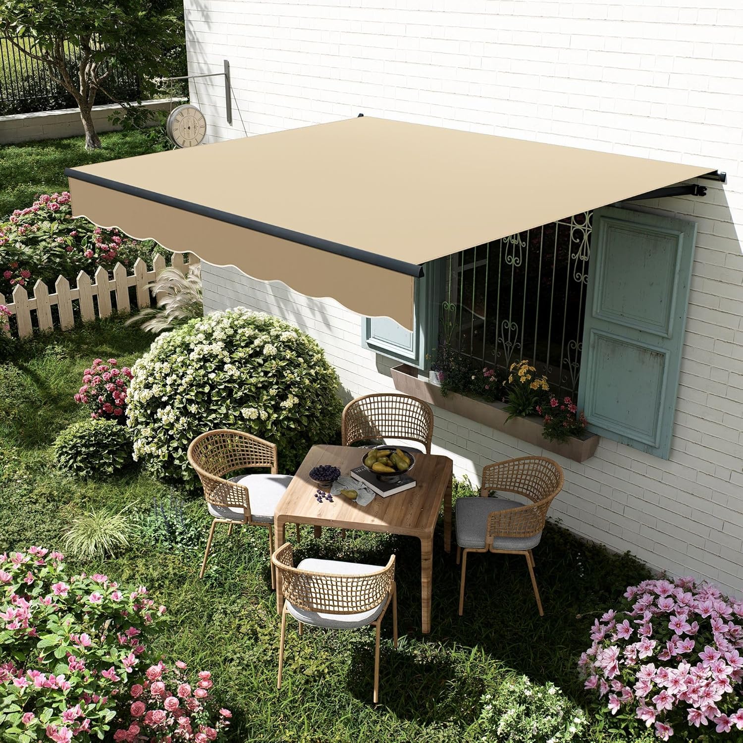 ALAULM Terrassenmarkise einziehbar