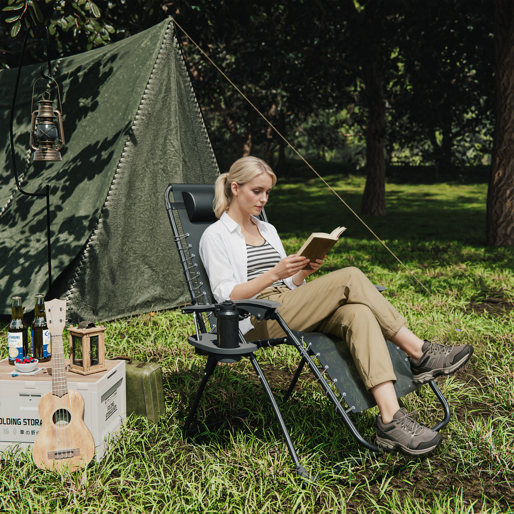 Foldable zero-gravity recliner 