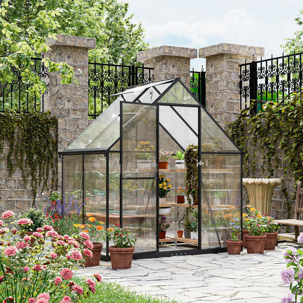 ALAULM Polycarbonate Greenhouse