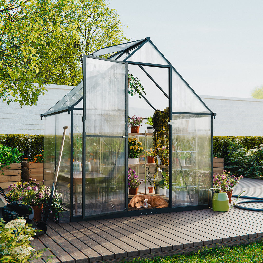 ALAULM Polycarbonate Greenhouse