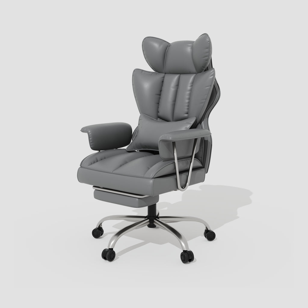 ALAULM Office Chair,Ergonomic Desk Chair with Lumbar Support,Adjustable Height,Tilt Function,High Back Computer Chair for Home & Office Use