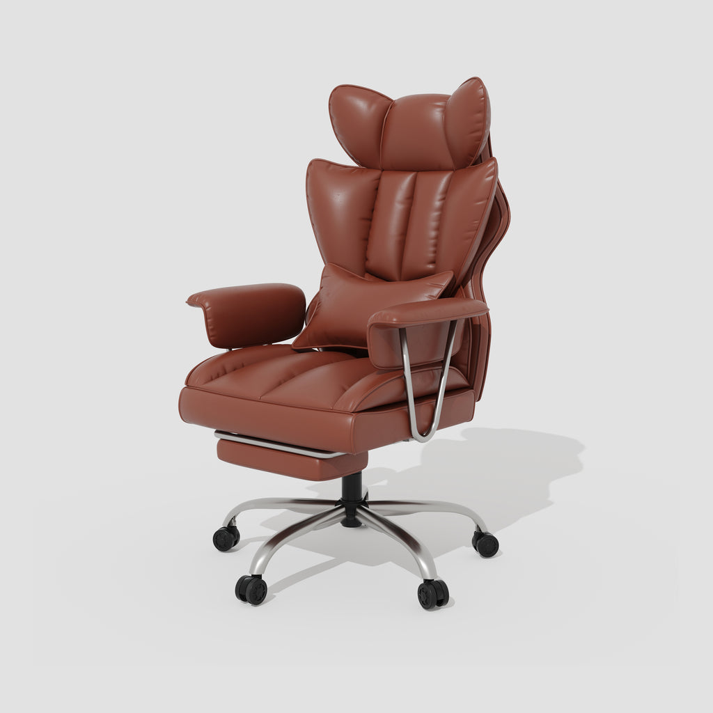 ALAULM Office Chair,Ergonomic Desk Chair with Lumbar Support,Adjustable Height,Tilt Function,High Back Computer Chair for Home & Office Use